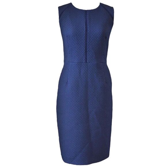 J Crew Women's Portfolio Navy Sleeveless Dress size 2 - Picture 1 of 10